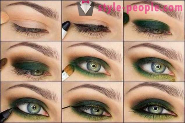 Krásné jarní make-up pro hnědé a zelené oči: krok za krokem tutorial pro začátečníky s fotografiemi