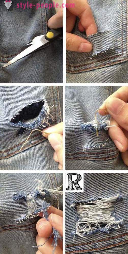 Z toho, co se nosí roztrhané džíny