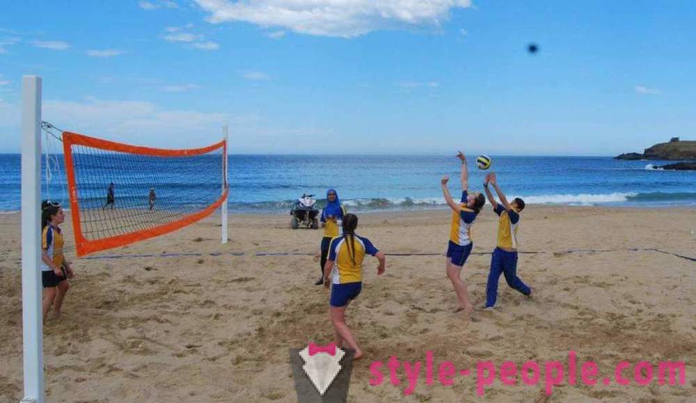 Plážový volejbal: pravidla a funkce dynamická hra