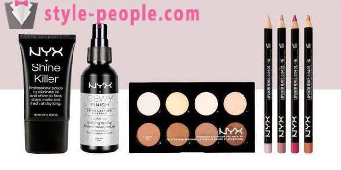 NYX Cosmetics: prostředky zpětné vazby na make-APA od „bohyně noci“