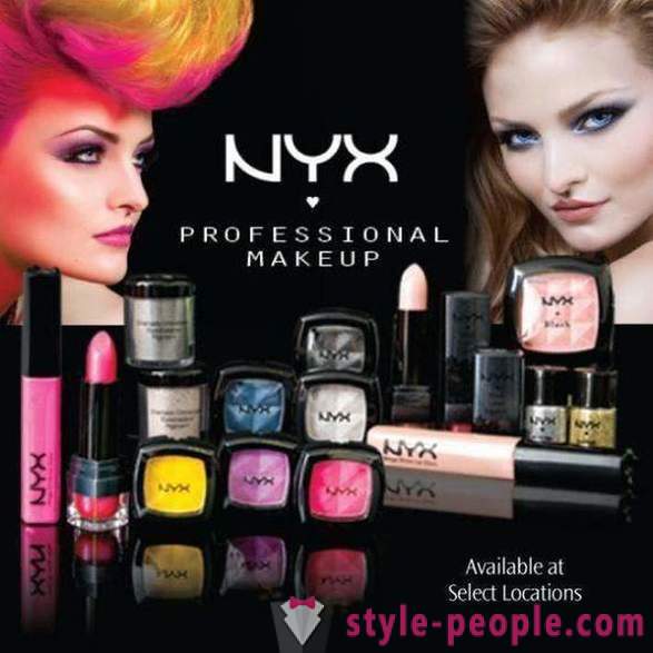 NYX Cosmetics: prostředky zpětné vazby na make-APA od „bohyně noci“