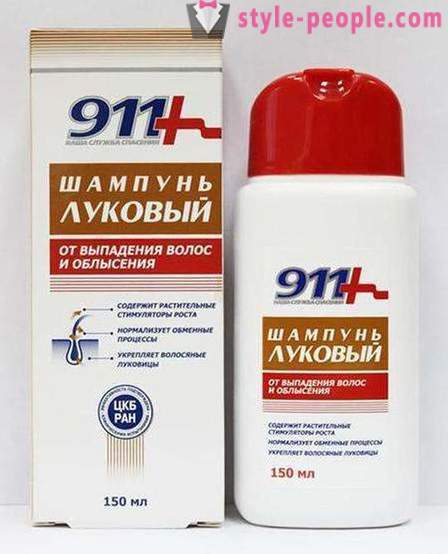 Onion Shampoo „911“: recenze, revize druhového složení a účinnosti