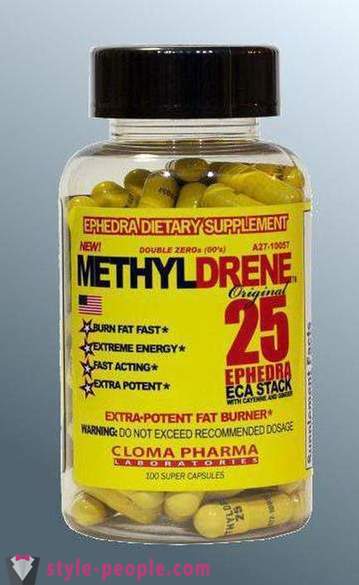 Fat Burner Methyldrene 25: recenze