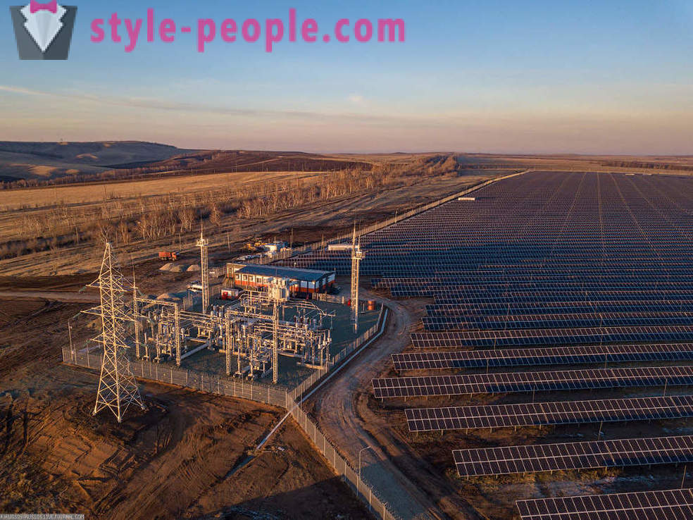 Největší solární elektrárna v Rusku