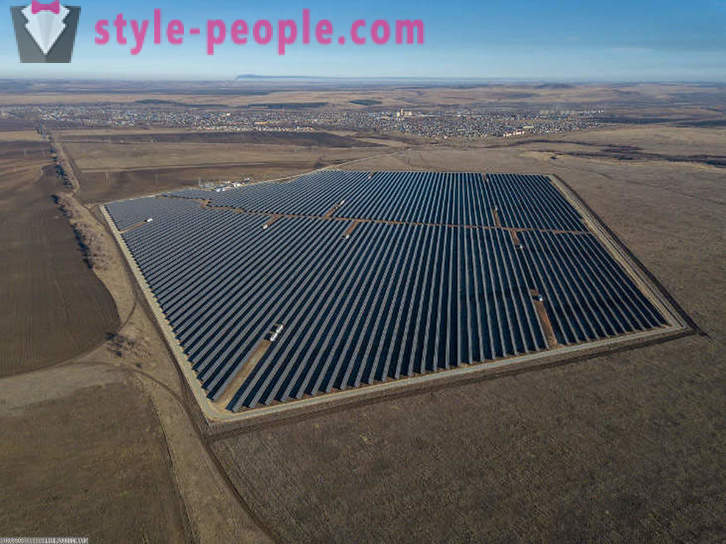 Největší solární elektrárna v Rusku