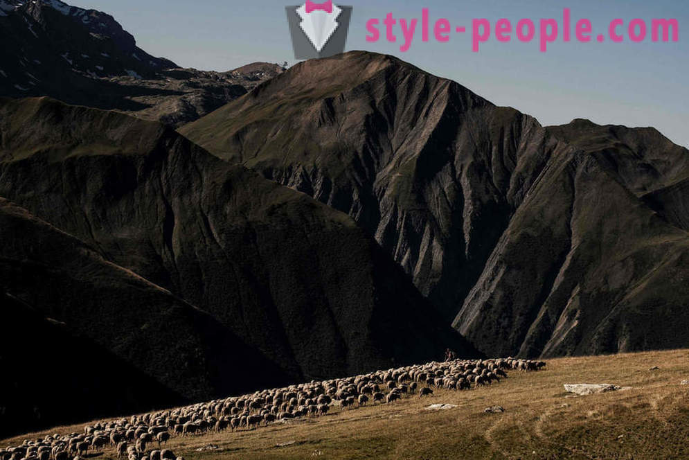 Život pastýře v Alpách