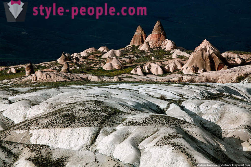Cappadocia je pohled z ptačí perspektivy