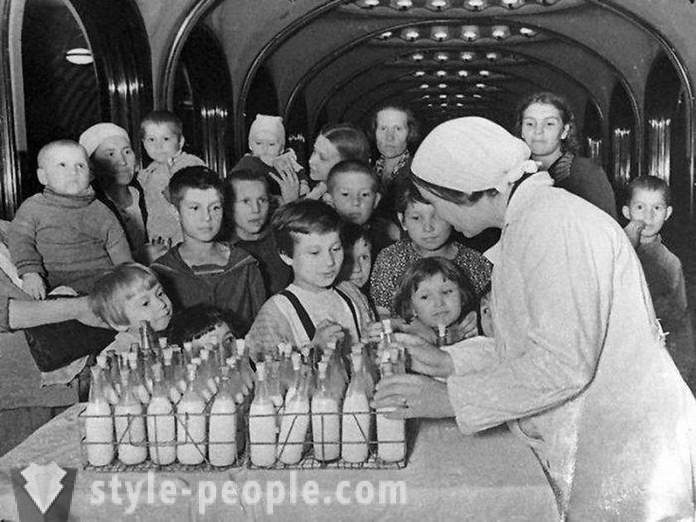 Moskva Metro, která se stala domovem pro mnohé během války