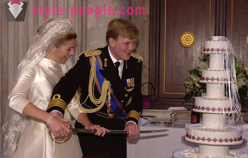 Výběr stávkující královské svatební dorty