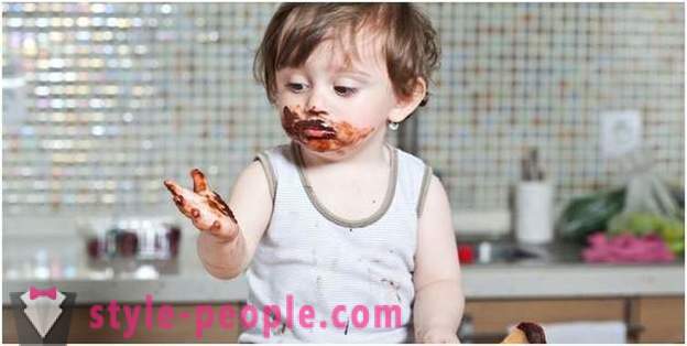 Dítě miluje čokoládu: použití dobrot