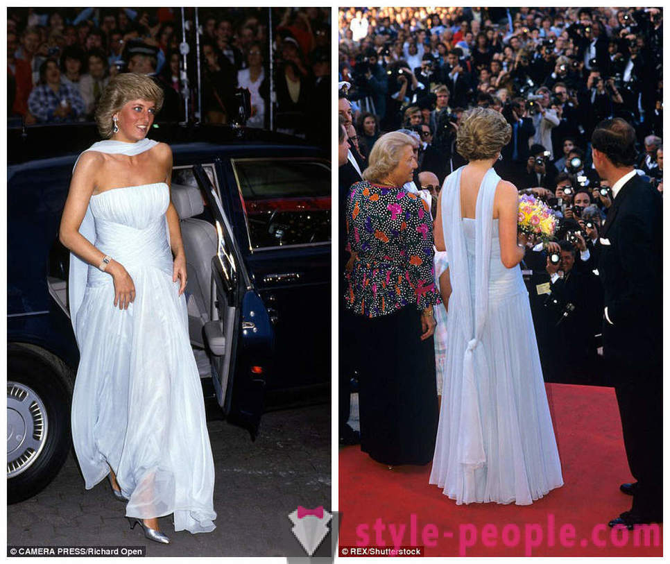 Slavné šaty Princezna Diana