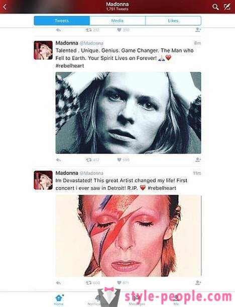 Fanoušci se rozloučili s Davidem Bowiem