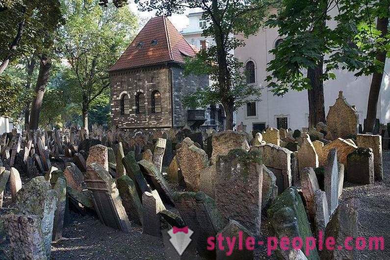 Vícevrstvá židovský hřbitov v Praze