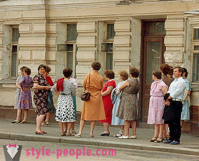 Chůze v Moskvě v roce 1989