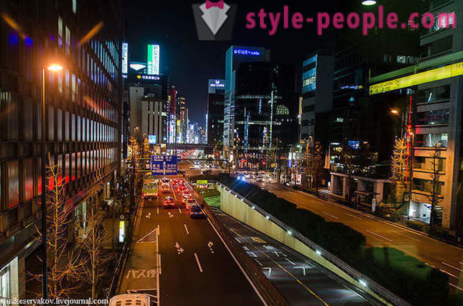 Trochu o japonských lázní a procházka po hlavní ulici v Tokiu