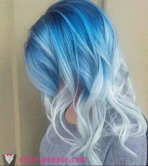 Ta dívka s modrými vlasy: rysů, popisy a zajímavosti