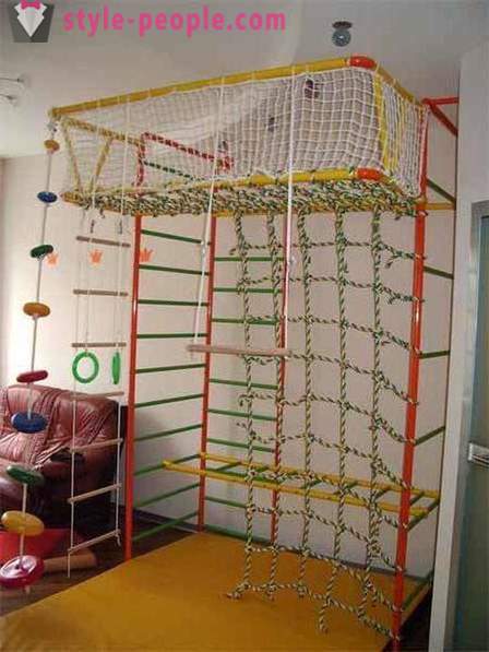 Dětské sportovní zařízení pro dům: typy, umístění, recenze