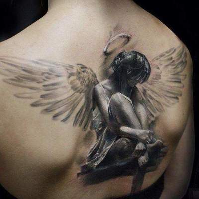 Angel hodnota tetování
