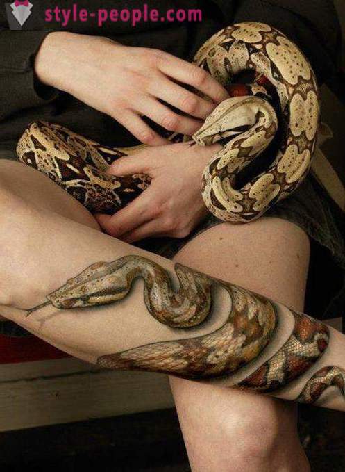 Význam tetování „hada“: v dávných legend a moderních koncepcí