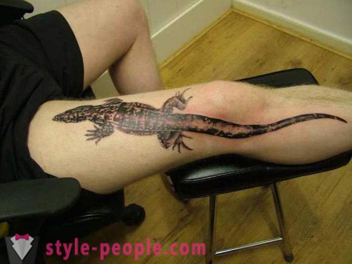 Tetování „Lizard“: plný přepis mnohostrannou povahou