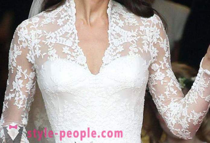 Svatební šaty Kate Middleton: popis, cena