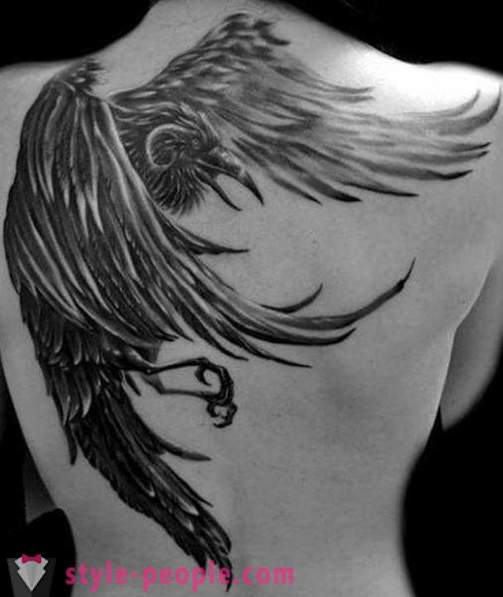Druhy a hodnota tetování „Bird“
