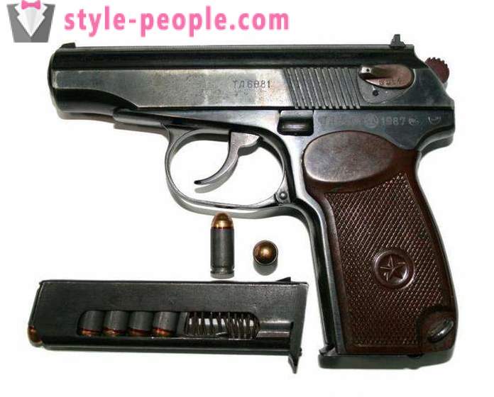TTX Makarov pistole. pistole zařízení Makarova
