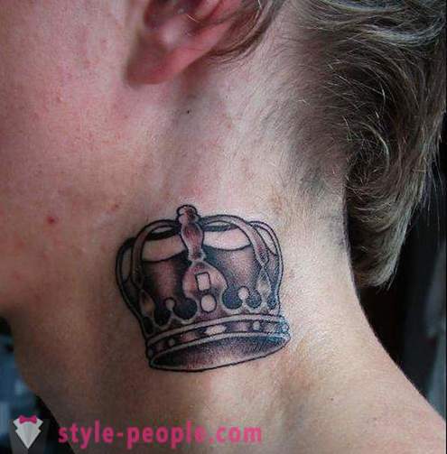 Tetování „Crown“: význam tetování a fotografií