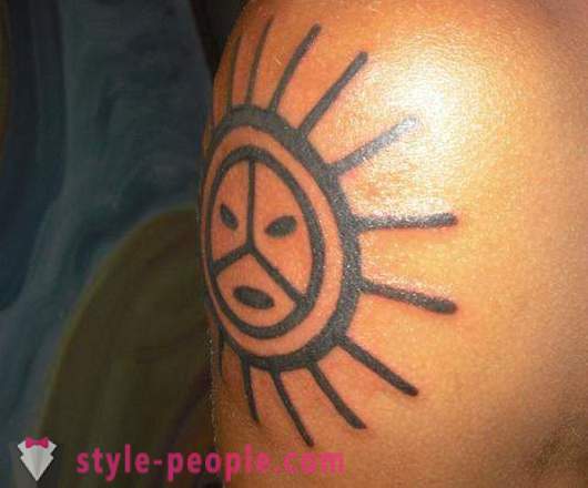 Sun - tetování pozitivních lidí, silný talisman