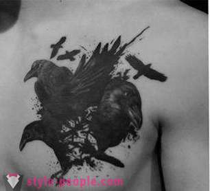 Tetování „Crows“: popis a hodnota znaku