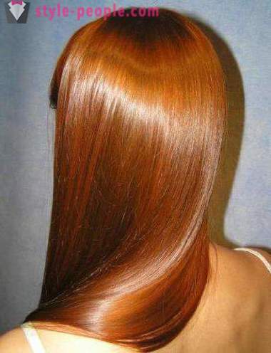 Měď barvu vlasů. Zvlášť barvení a péče