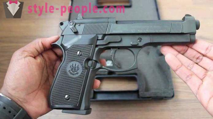 Pistole Beretta „“ Pneumatické: specifikace, recenze a fotky