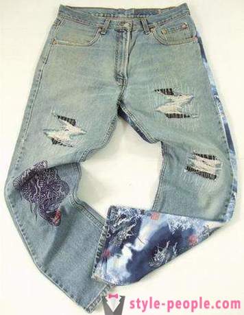 Tučné a módní - džíny s dírami