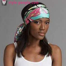 Naučte se správně a stylové uvázat šátek na hlavu.